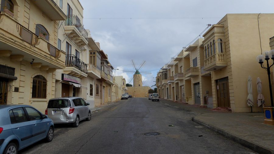 Ta’ Kola-Windmühle an der Il Bambina Street in Xagħra auf Gozo