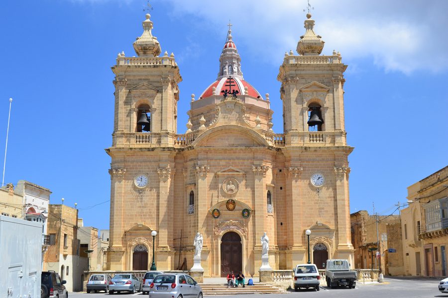 Pfarrkirche von Xagħra auf Gozo, Malta
