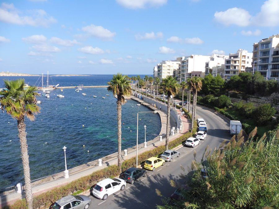 Uferstraße in San Pawl il-Baħar, Malta