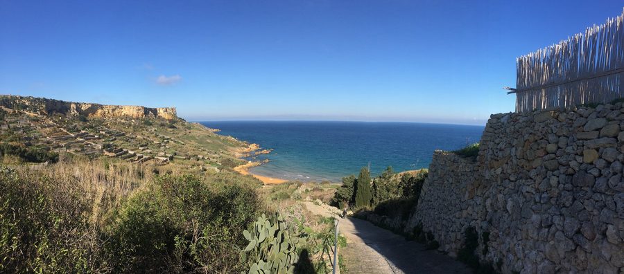 Felsige Bucht San Blas nahe Nadur auf Gozo
