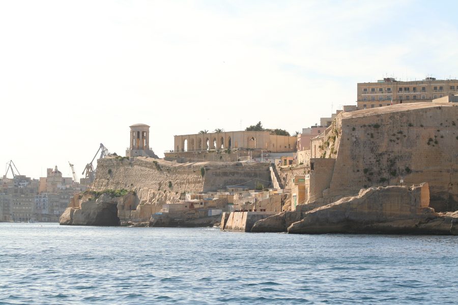 Einfahrt in den Grand Harbour vor Valletta auf Malta