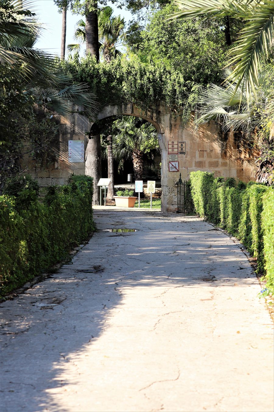 Eingang zu den öffentlichen Gärten von San Anton in Attard