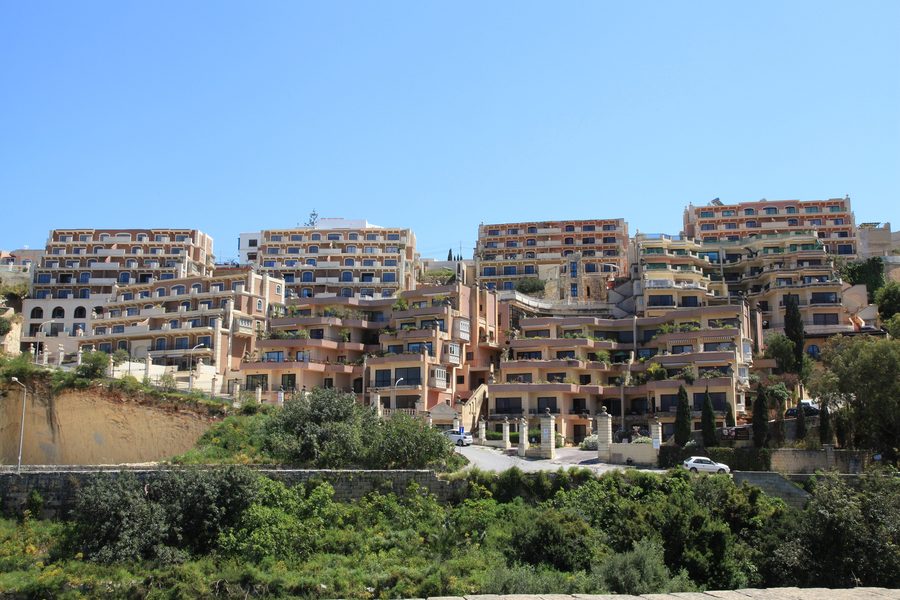 Triq il-Fortizza and Triq il-Madliena in Swieqi, Malta
