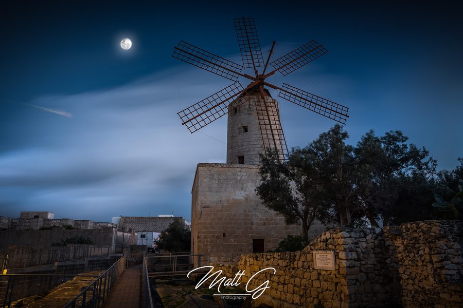 Xarolla-Windmühle in Żurrieq auf Malta