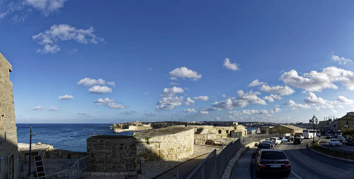 Fort St Elmo an der Spitze von Valletta