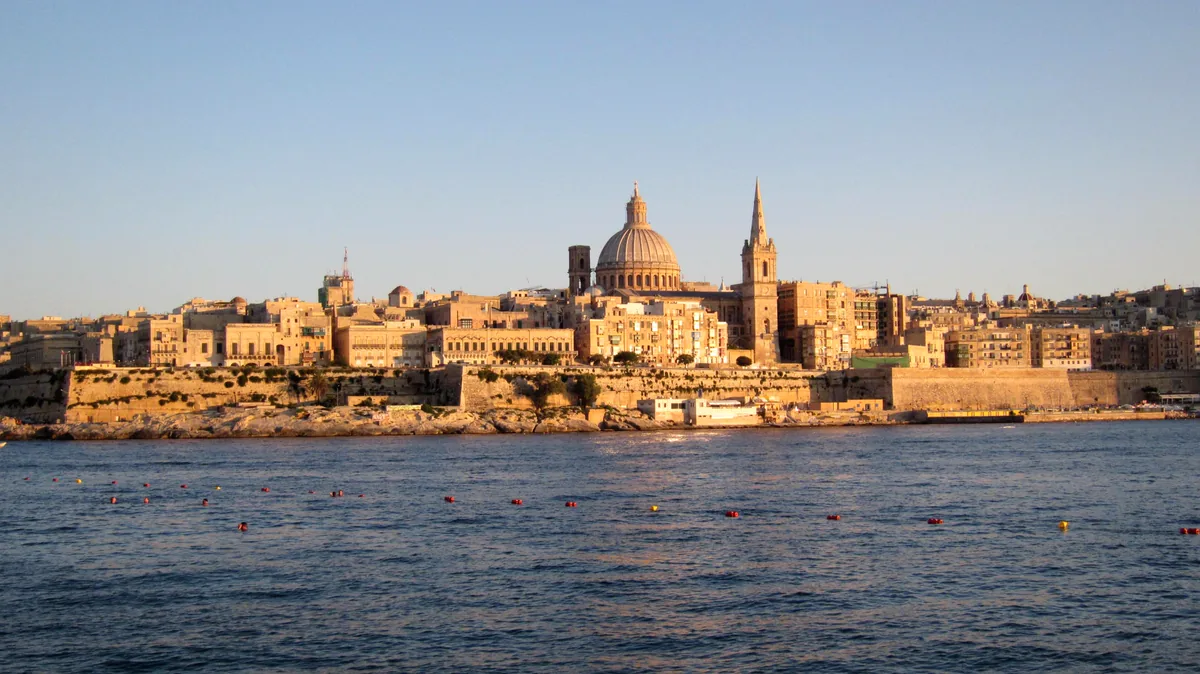 Valletta am Marsamxett Harbour